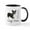 White/Black Inside, variant on CafePress - Cardigan Corgi Mug - 11 oz Ceramic Mug - Novelty Coffee Tea Cup