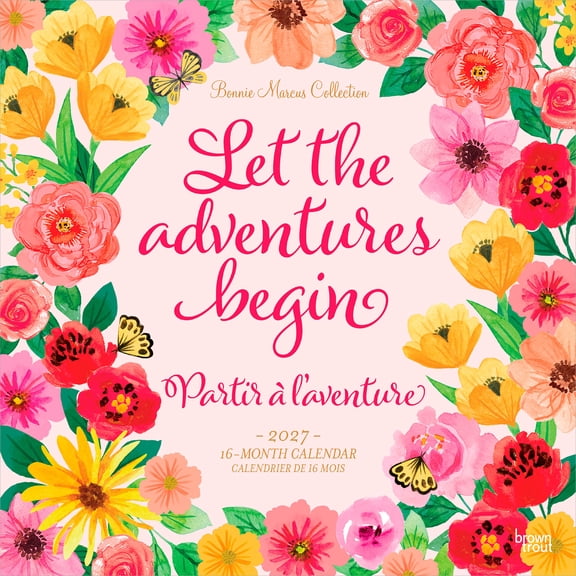 Bonnie Marcus OFFICIAL | 2027 12x24" (Hanging) Wall Calendar | Bilingual