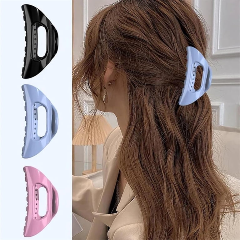 Hair Claw Clips Acrylic Shell Non-Slip Strong Hold for Thick Thin Hair Women Gir Amazon.com : Hair Claw Clips, Nonslip Premium Acrylic Claw  main image 3