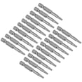 thumbnail image 1 of 20 piezas 50 mm 1/4" Vástago Hex T15 Brocas de Destornillador Torx S2 Acero Aleado Alto, 1 of 4