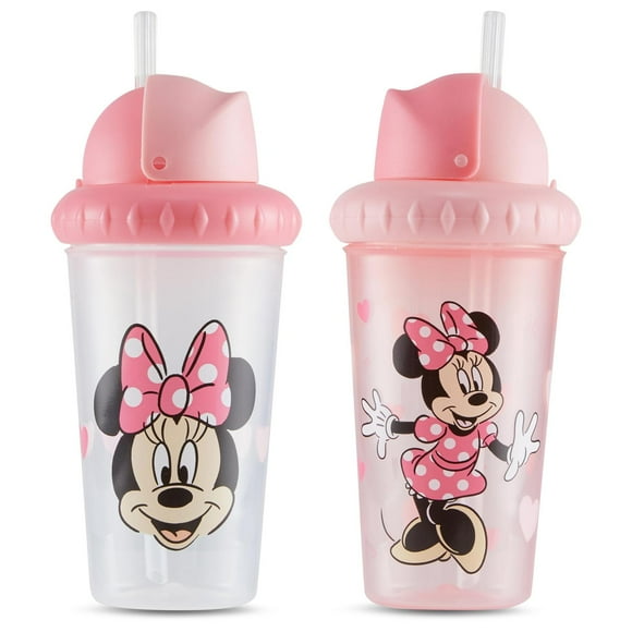 Vasos para Sorpresa Disney Multicolor Tazas con Popote y Tapa a Prueba de Fugas para Niños y Niñas