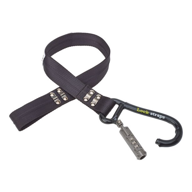Keeper 46901 LockStrap Tie Down Strap, Black, 2'
