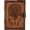 Brown, variant on Journal 7 x 5 Inch 220 Page Journal, Owl Embossed Blank Book, Sketchbook, Notebook Journal ( Unlined Paper) Pocket style with Lock Closure for Men and Women (
