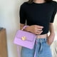 thumbnail image 2 of Bolso simple y elegante para mujer Bolso de hombro sólido plisado con bola de masa para mujer, 2 of 5