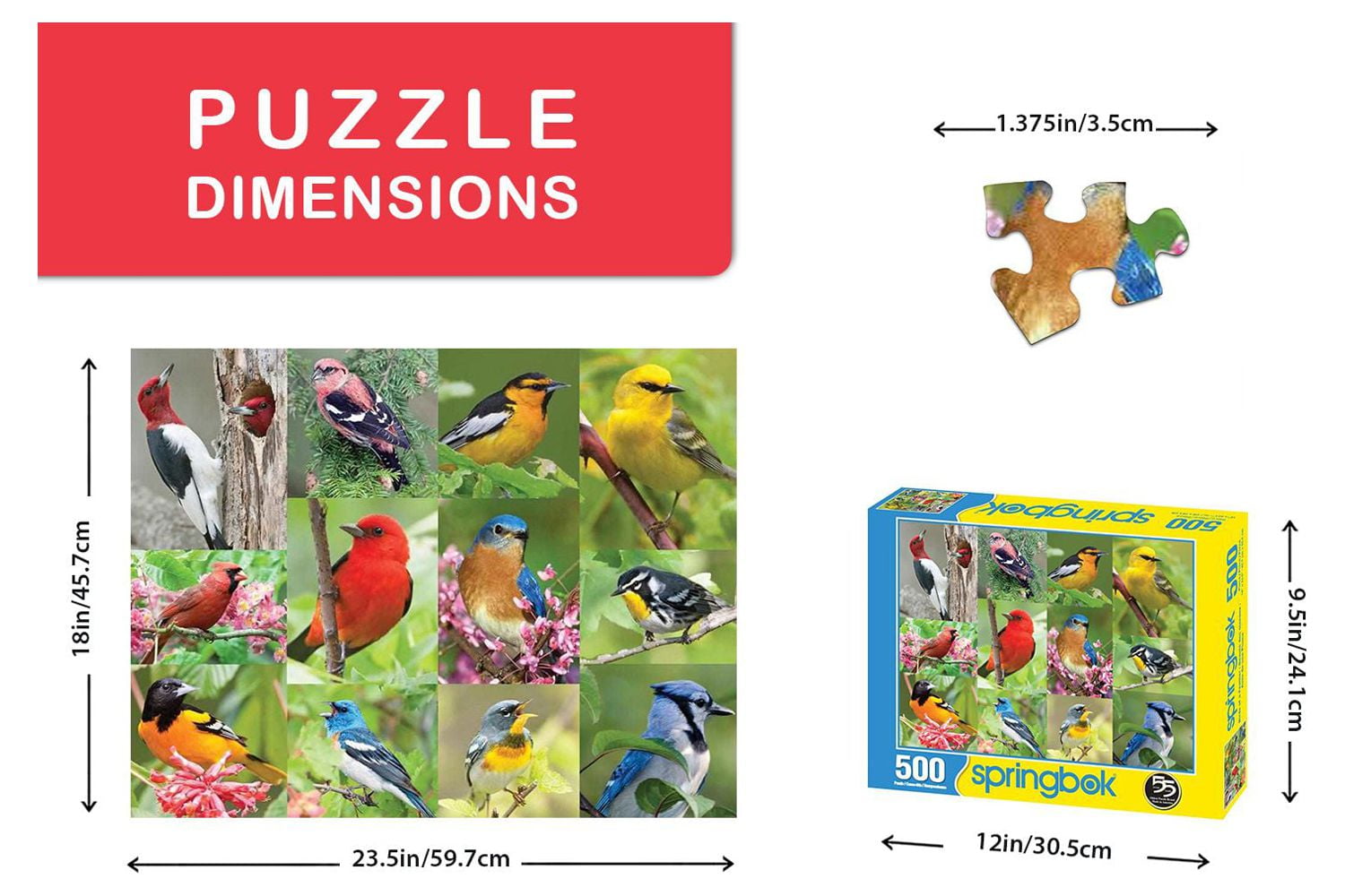 Springbok's 36 Piece Jigsaw Puzzle Birds of a Feather