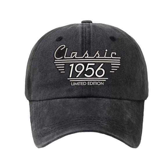 Classic 1956 Baseball Cap Vintage Washed AdjustablesHat Unisex Casual Cap for Men Women
