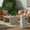 Beige, variant on Atumcto 40,000 BTU Propane Fire Pit Column, 16.5" Round Concrete Outdoor Fire Pit with Lava Rocks and Cover for Patio, Backyard, Medium Gray