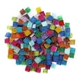 thumbnail image 2 of 50PCS Diy Mix Color Glitter Glass Mosaic Stones Mosaic Tiles Glass Pebbles Crafts Material Puzzle For Diy Mosaic Making 10*10mm, 2 of 7