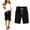 Black B02 bermuda shorts for girls 10-12, variant on Beach Shorts for Kids Toddler Girl Bermuda Shorts Elastic Waist Drawstring Wide Leg Shorts Solid Color Baggy Knee Length Shorts Casual Shorts with Pocket