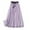 Purple, variant on fheaev Flowy Boho Skirt for Women Summer Cotton Linen Ankle Skirt Swing A Line Pleated Maxi Skirt Casual Elastic High Waist Beach Vacation Holiday Long Skirts