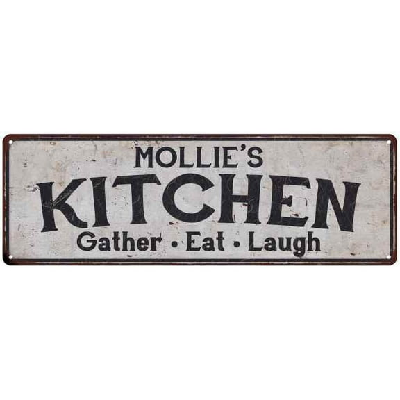MOLLIE's Kitchen Gift Rustic Chic Decor Gift 6x18 Sign 206180051520