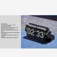 thumbnail image 3 of Flip Desk Clock, USB Modern Auto Flip Alarm Timer Calendar Time Display Mechanical Desk Clock Reminder for Living Room, Office, 3 of 7