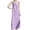 Purple, variant on Ohufall Sleeveless Nightgown for Women Solid Color Loose Camisole Pajamas Dress for Home Comfortable Long Sleep Dress
