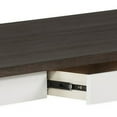 thumbnail image 3 of Benjara 72 Inch Wood 4 Drawer Dining Table, Espresso Brown Top, Antique White Legs, 3 of 3