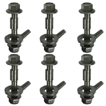 6 Pcs Boulon de Came Boulon d'Alignement de Roue Boulon de Réglage Robuste 12mm