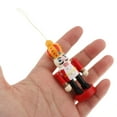 thumbnail image 3 of 6pcs 2.76in adornos de Navidad nueces marioneta tienda ventana Navidad árbol colgante de decoración CUTICAT 6 piezas figura de soldado cascanueces, 3 of 7