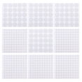thumbnail image 1 of EeaseCA 20 Sheets Double-sided Dot Tape Removable Circular Sticky Glue Point Party Decor, 1 of 7