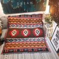 thumbnail image 1 of 2022 Beach Picnic Outdoor Camping Tassels Blanket Ethnic Bohemian Striped Plaid Blankets for Beds Sofa Mats Travel Rug Christmas90x210cm Gao Jinjia LED, 1 of 2