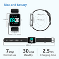 Willful Smart Watch for Women Men, Heart Rate & Sleep Tracker, Smart