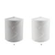 thumbnail image 5 of Bewildely Estante giratorio de 360 grados, elegante y práctico, blanco, para baño, que ahorra espacio y es fácil de instalar Almacenamiento y organización del hogar gris S, 5 of 6