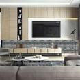 thumbnail image 4 of Peel and Stick Wall Tile Stickers, Backsplash Tile Peel and Stick, Natural 3D Stone Self Adhesive Marble Tiles, Waterproof DIY Brick Pattern Wall Decals for Kitchen & Bathroom 11.8x11.8 Inch 1Pcs, 4 of 8