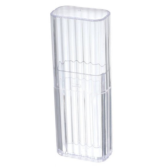 Typpkmm Portable Transparent Storage Box, Practical Toothpick Cotton Swab Case 1pc