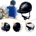thumbnail image 6 of TTETTZ Equestrian Helmet Adjustable Head Circumference 48-52cm Lightweight for Kids Black, 6 of 7