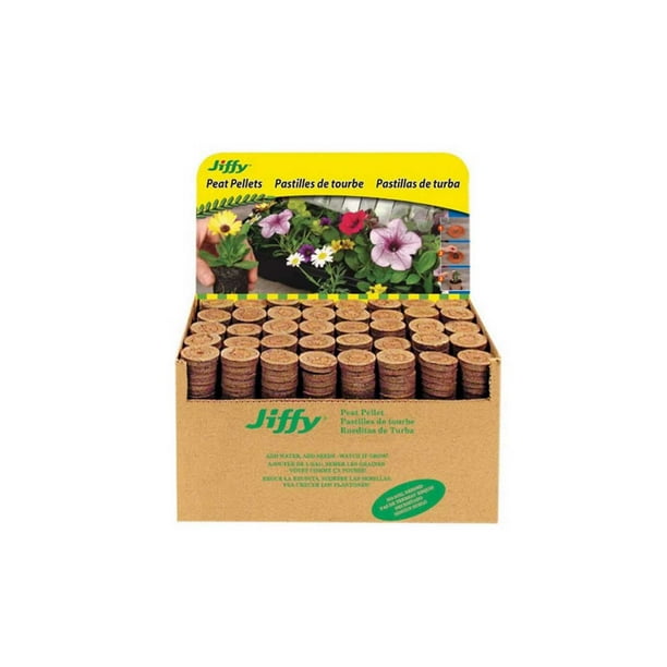 1000 Count (Full Case) Jiffy 7 Peat Pellets Seed Starter Soil Plugs