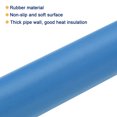 thumbnail image 3 of Uxcell Pipe Insulation Foam Tube Lagging Insulation 1.1" x 1.5" Heat Preservation for Antifreeze Insulation Handle Grip Blue, 3 of 7