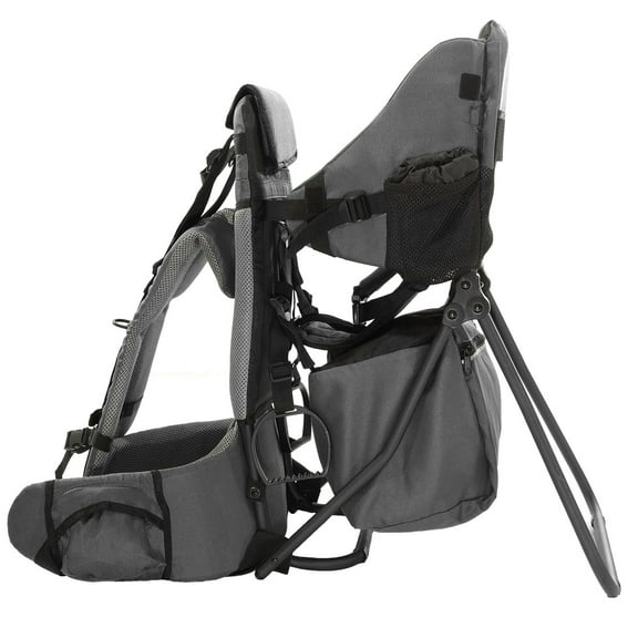Clevr Cross Country Lightweight Toddler Baby Hiking Child Carrier, Grey