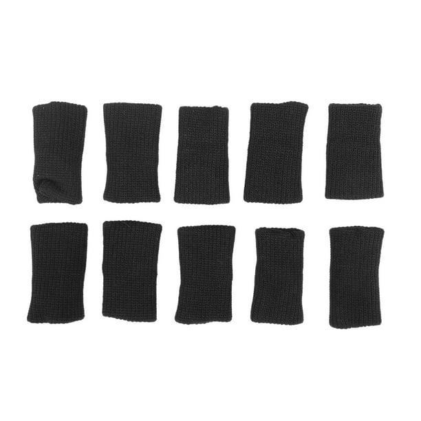 10 protectores deportivos para dedos, soporte para dedos, mangas elásticas para pulgar para jugar al baloncesto.