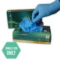 thumbnail image 2 of EMERALD US Premium Nitrile Exam Gloves Medium, 100 Count, Powder-Free, Latex Free Natural Rubber Free, Single Use Non-Sterile, Beaded Cuff, Box/100 Medium/M, 2 of 5