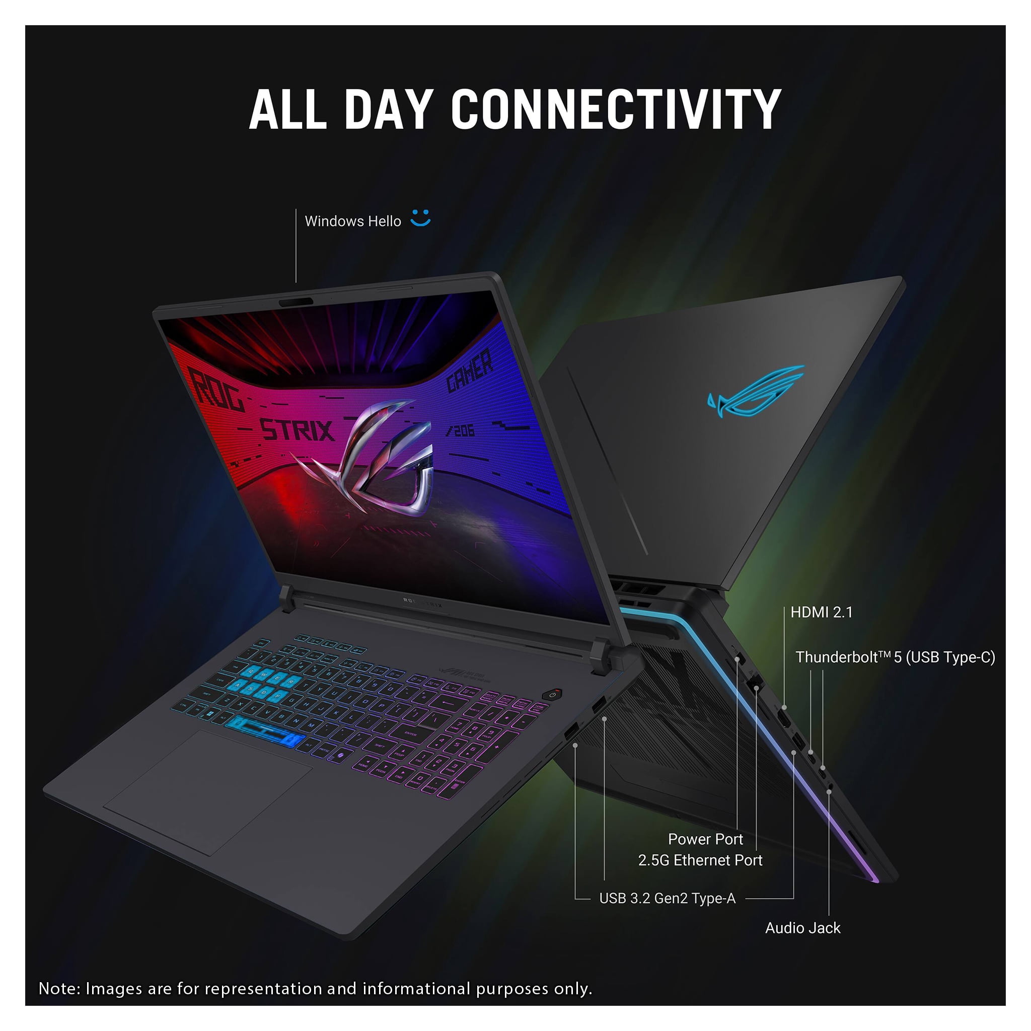 Asus ROG Strix G18 Gaming Laptop, Intel Ultra 9-290HX PLUS, 32 GB