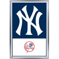 MLB New York Yankees - Logo 22 Wall Poster, 14.725" x 22.375" Framed