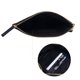 thumbnail image 5 of Bolso de mano de piel de cordero Doris&Jacky grande suave con correa Negro, 5 of 5