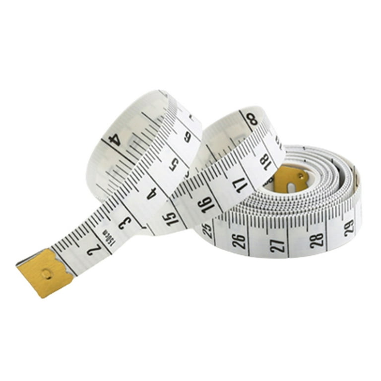 Hadanceo Body Measuring Ruler High Precision Wear Resistant Circumference PVC Double Scale Soft Measuring Tape Tailor Ruler Home Supplies