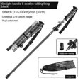thumbnail image 1 of Collapsible Aluminum Hiking Poles With Quick Lock System, Folding, Telescopic, Ultralight For Senior Trekking, Backpacking, Hiking, 1 of 5