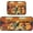 Autumn 4, variant on Flower Sunflower Apple Kitchen Rugs Set of 2, Fir Pine Tree Floor Mat Runner Rug Washable Non Slip Washable Standing Mat Home Office Seasonal Decor Rug