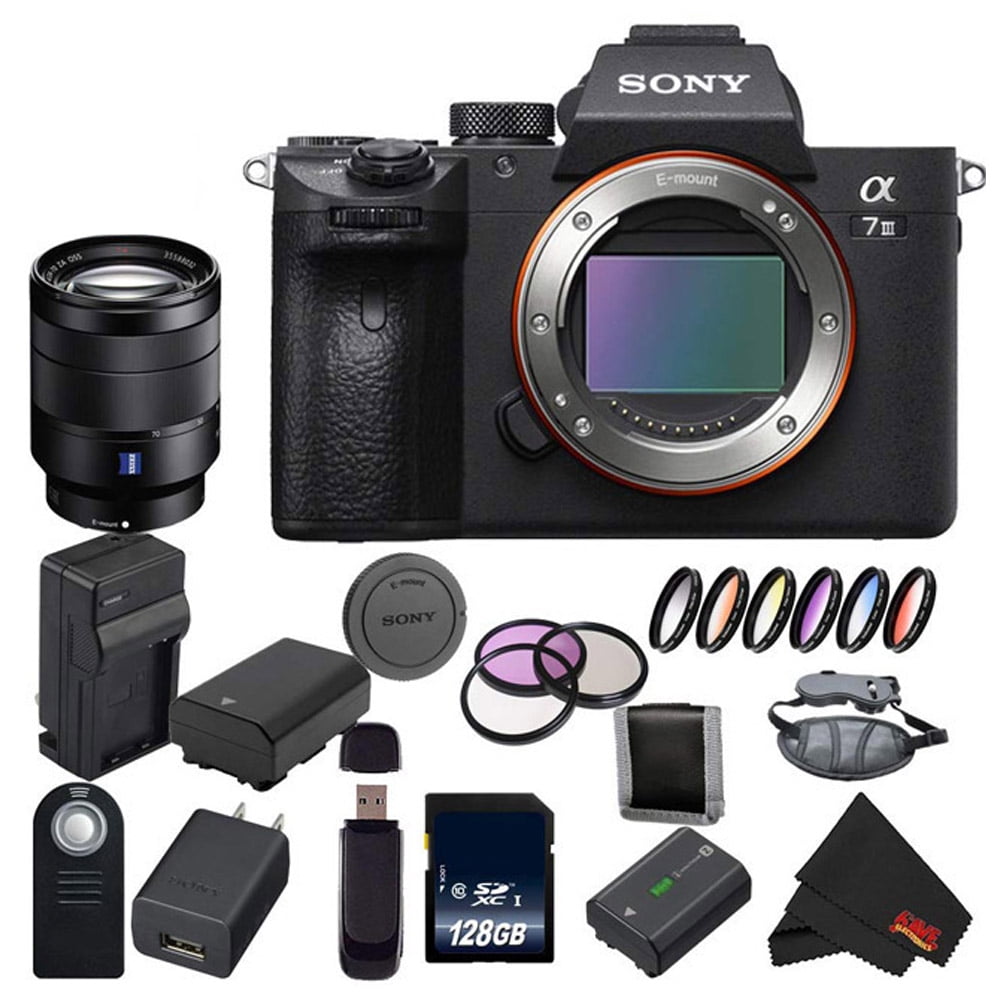 Sony Alpha a7 III Mirrorless Digital Camera, 24.2MP Full-Frame (International Model)