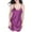 Purple, variant on LOVZFMLL Pajama for Women Satin V Neck Spaghetti Strap Mini Short Dress Nightgown Comfy Soft Sleepwear Loungewear