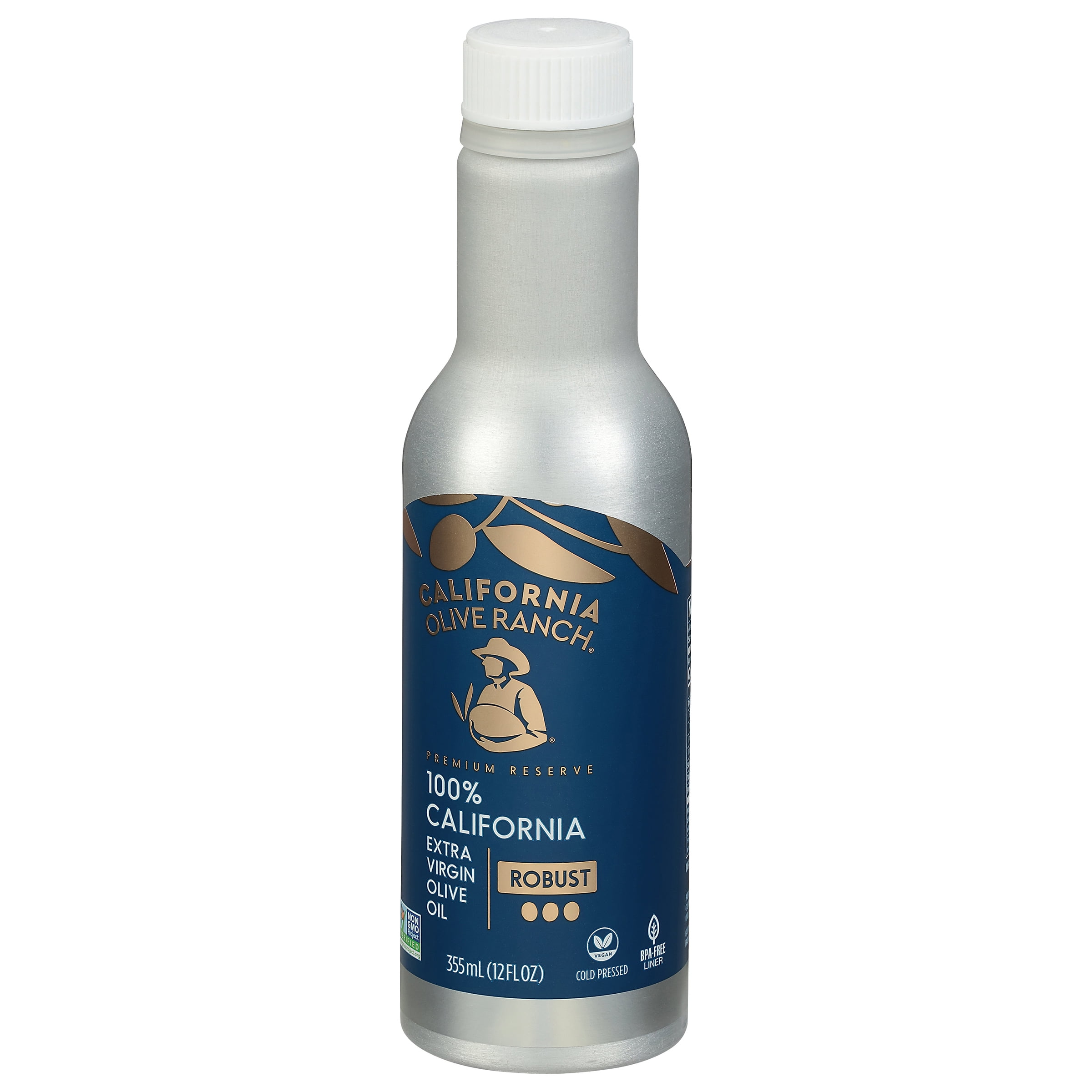 (2 pack) California Olive Ranch Extra Virgin Olive Oil Aluminum Bottle, 12 Fluid Ounces