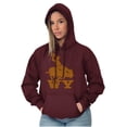 thumbnail image 3 of Wyoming Western Rodeo Rider WY Hoodie Sweatshirt Women Men Brisco Brands X, 3 of 6