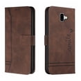 thumbnail image 1 of Funda con tapa estilo vintage para Samsung J6 Plus, ranura para múltiples tarjetas, protección total, estilo retro, material PU+TPU, 1 of 5
