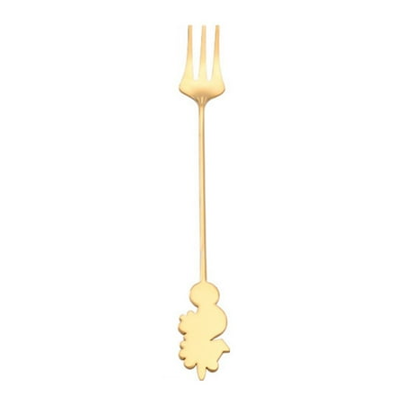 

Spdoo Fork Spoon 304 Stainless Steel Star with Moon Cake Dessert Coffee Spoon