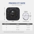 thumbnail image 3 of Fotbe Ornate Dark Skull Book 2-Piece Car Windshield Sun Shade | Sun Blocker for Car Windshield | Foldable Automotive Interior Accessories for Sun Protection-Medium, 3 of 6
