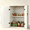 Polar White, variant on EHHLY Weatherproof Outdoor Storage Cabinet, 14 Cu.ft Resin Garage Organizer with 2 Adjustable Shelves & Lock, Utility Closet for Patio, Shed, Kitchen, Polar White