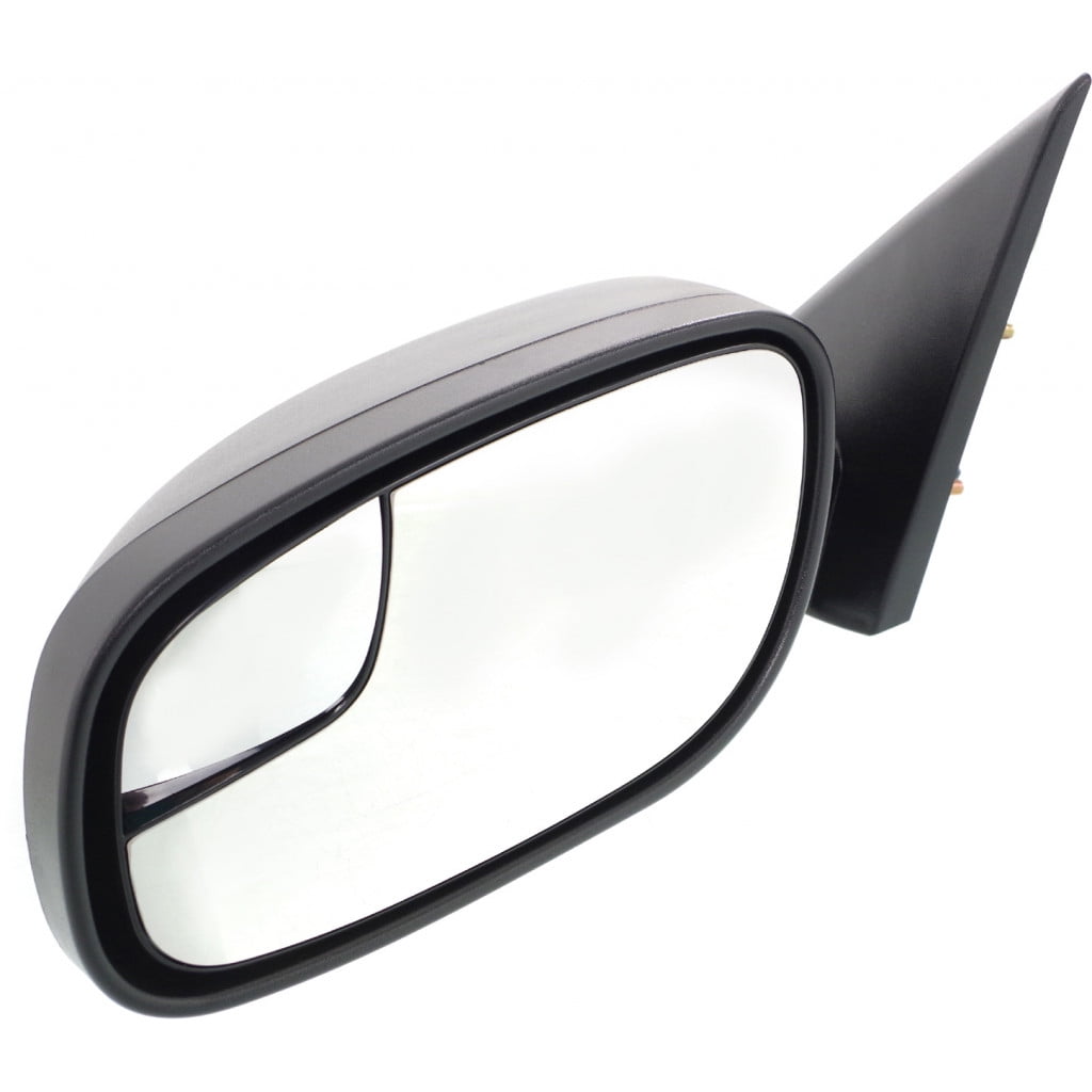 For Ford Police Interceptor Sedan 2013-2019 Door Mirror Driver Side | Power | w/ Blind Spot Mirror | Textured Black | SE/Police | Replacement For FO1320445 | CG1Z17683A