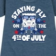 thumbnail image 3 of SpongeBob SquarePants - Fly on 4th of July - Toddler And Youth Girls Fleece Dress, 3 of 6