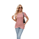 thumbnail image 2 of Blusas Lisas de Cuello Redondo y Corta para Mujer, 2025, Nuevas Blusas Sueltas de Verano, Lindas, Rosas, S, 2 of 10