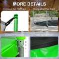 thumbnail image 4 of NiamVelo 12 ft Trampoline with Enclosure Net Outdoor Jump Rectangle Trampoline Combo Bounce Exercise Trampoline PVC Spring Cover Padding for Kids and Adults,Green, 4 of 8